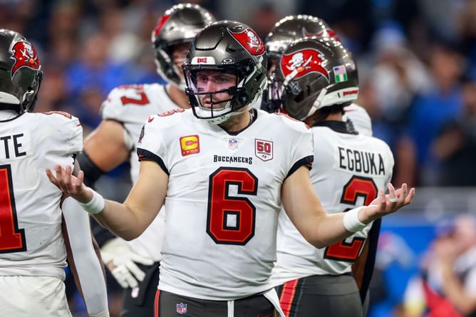 Baker Mayfield torches NFL referees for horrible officiating after Buccaneers lose to Lions on MNF