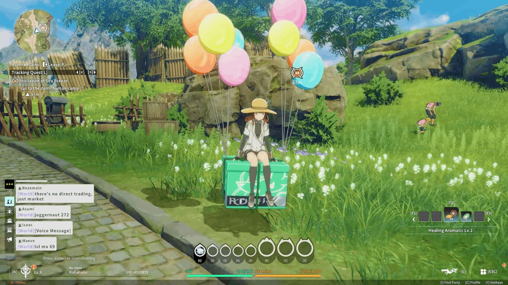 Exploration is made seamless with Mounts (Image via A-Plus | YouTube: @PlayParadise)