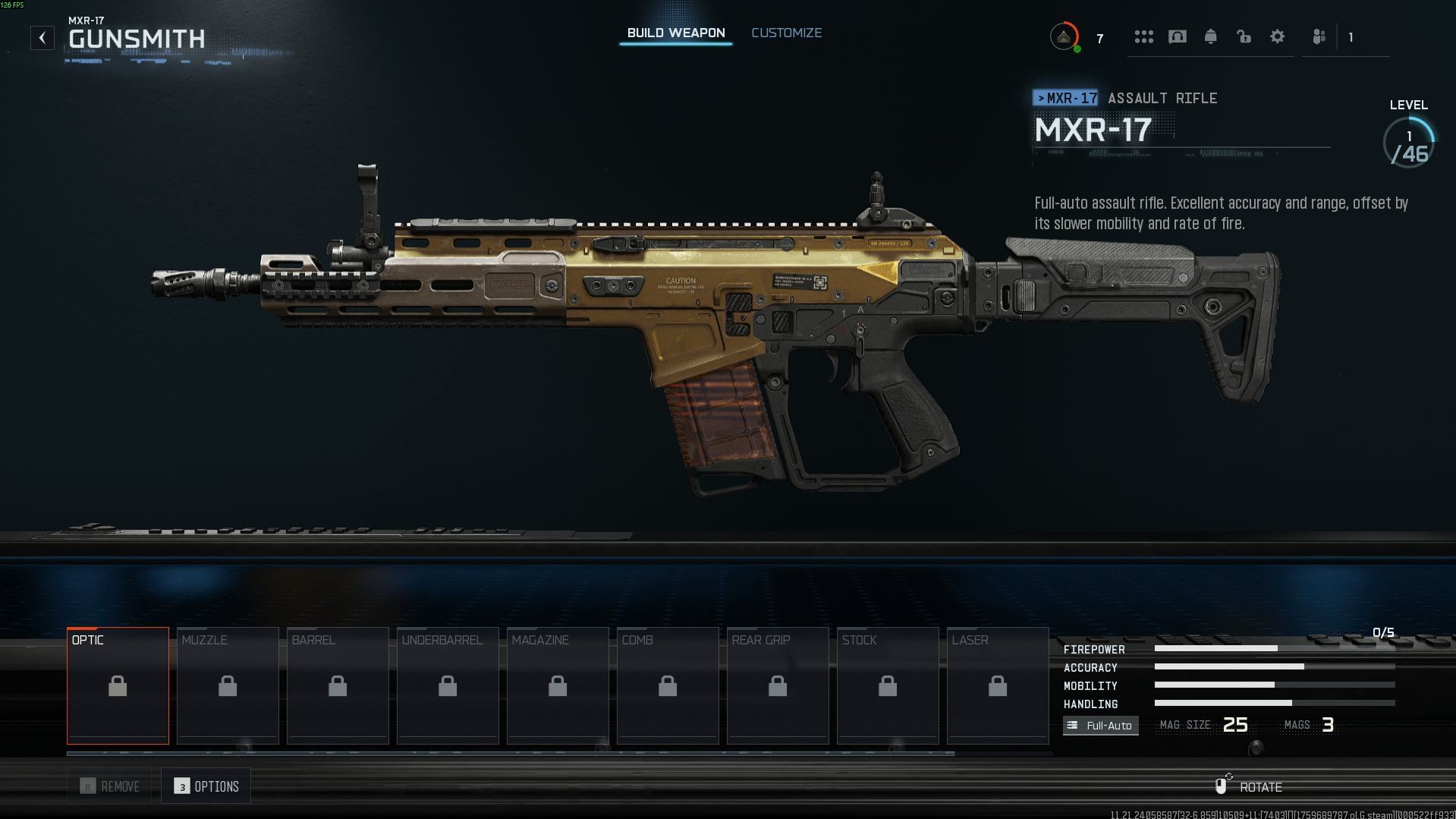 Best MXR 17 loadout in Black Ops 7 (Image via Activision)