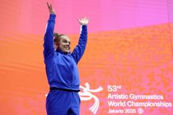 'I wouldn’t be anywhere without them' - Joscelyn Roberson sends an emotional message after winning bronze at World Gymnastics Championships