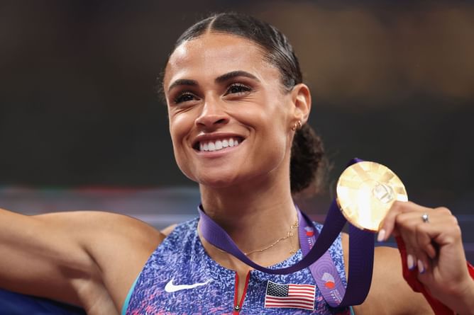 Sydney McLaughlin-Levrone poses for multi-billion-dollar watch brand after her World Athletics Championships success