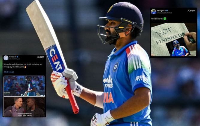 "Sorry Yashasvi, you'll have to wait a while" - Fans erupt as Rohit Sharma plays fighting 73-run kncok in AUS vs IND 2025 2nd ODI