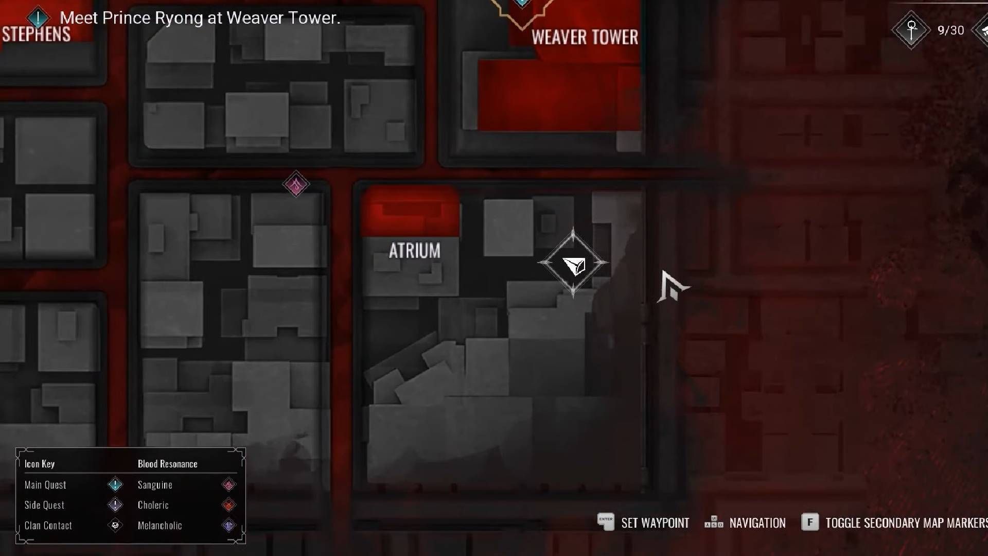 Look towards the south of Weaver Tower in Vampire The Masquerade Bloodlines 2 (Image via Paradox || YouTube@Game Guides Channel)