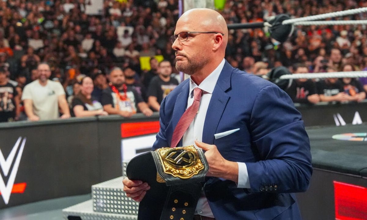 WWE RAW, General Manager, Adam Pearce. [Photo credit: WWE.com]