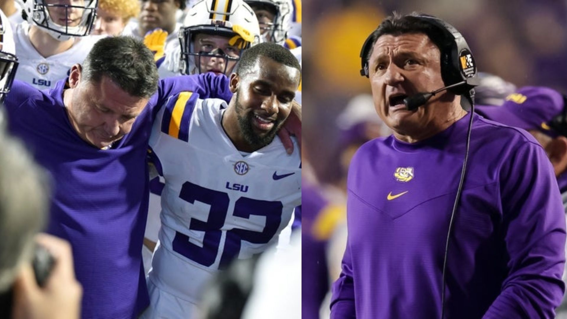 Former LSU coach Ed Orgeron (Image Source: IMAGN)