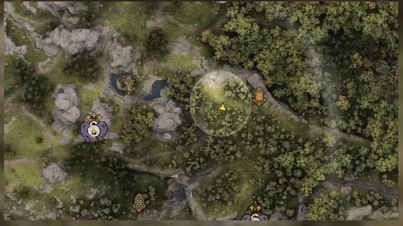 To the bottom is the Mines of Borro (Image via Digital Extremes)