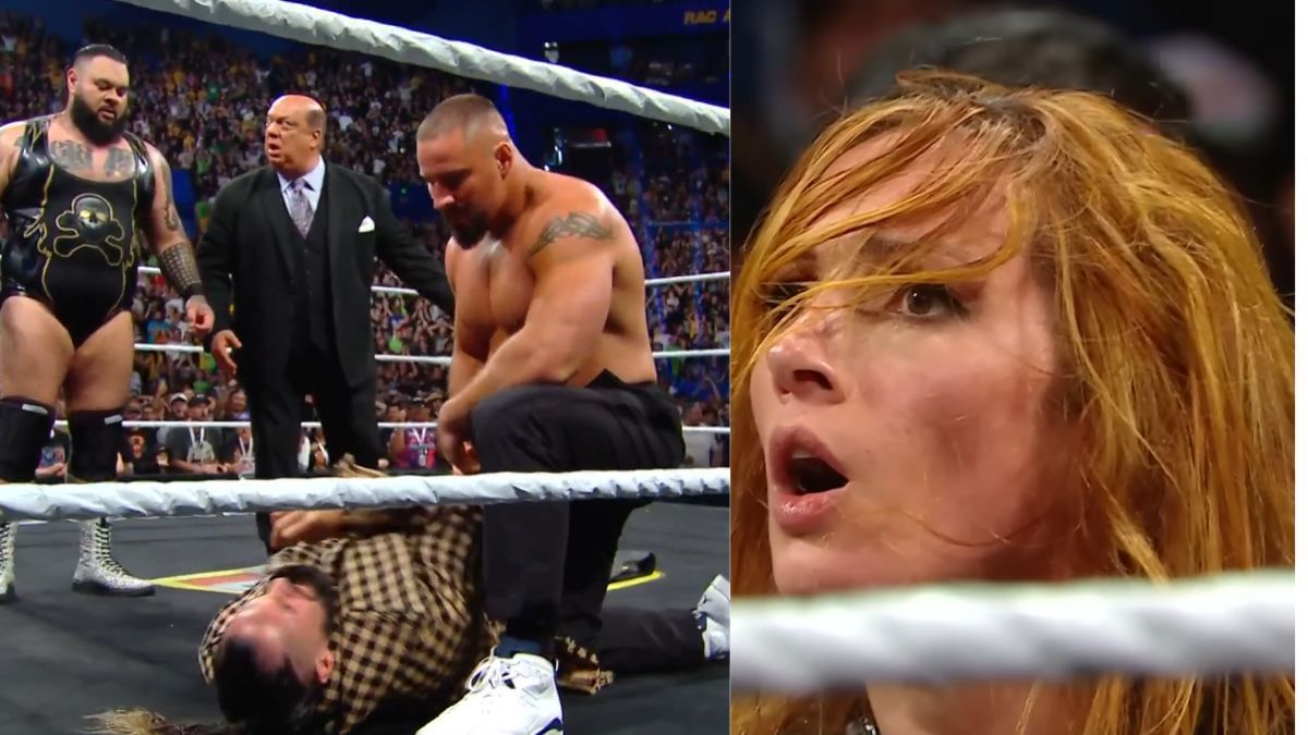 The Vision turned on Seth Rollins on RAW! [Images via WWE YouTube]