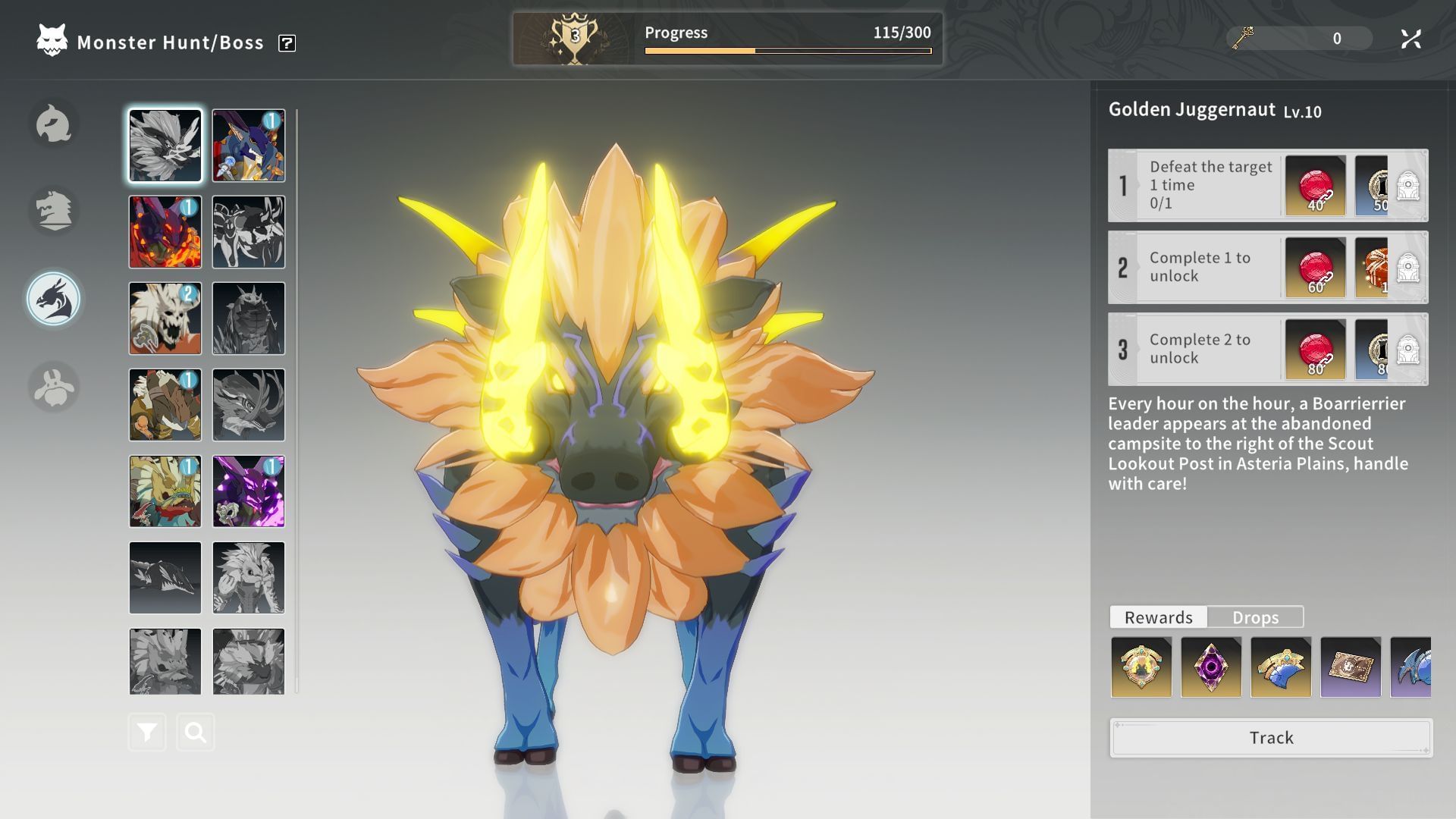 Golden Juggernaut in Blue Protocol Star Resonance (Image via A Plus)