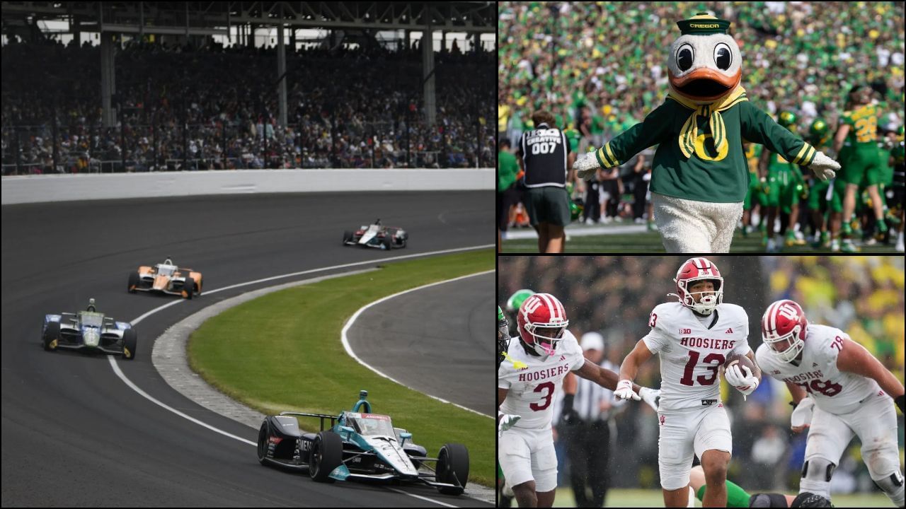 The online feud between IndyCar and the Oregon Ducks explained | Image via Getty
