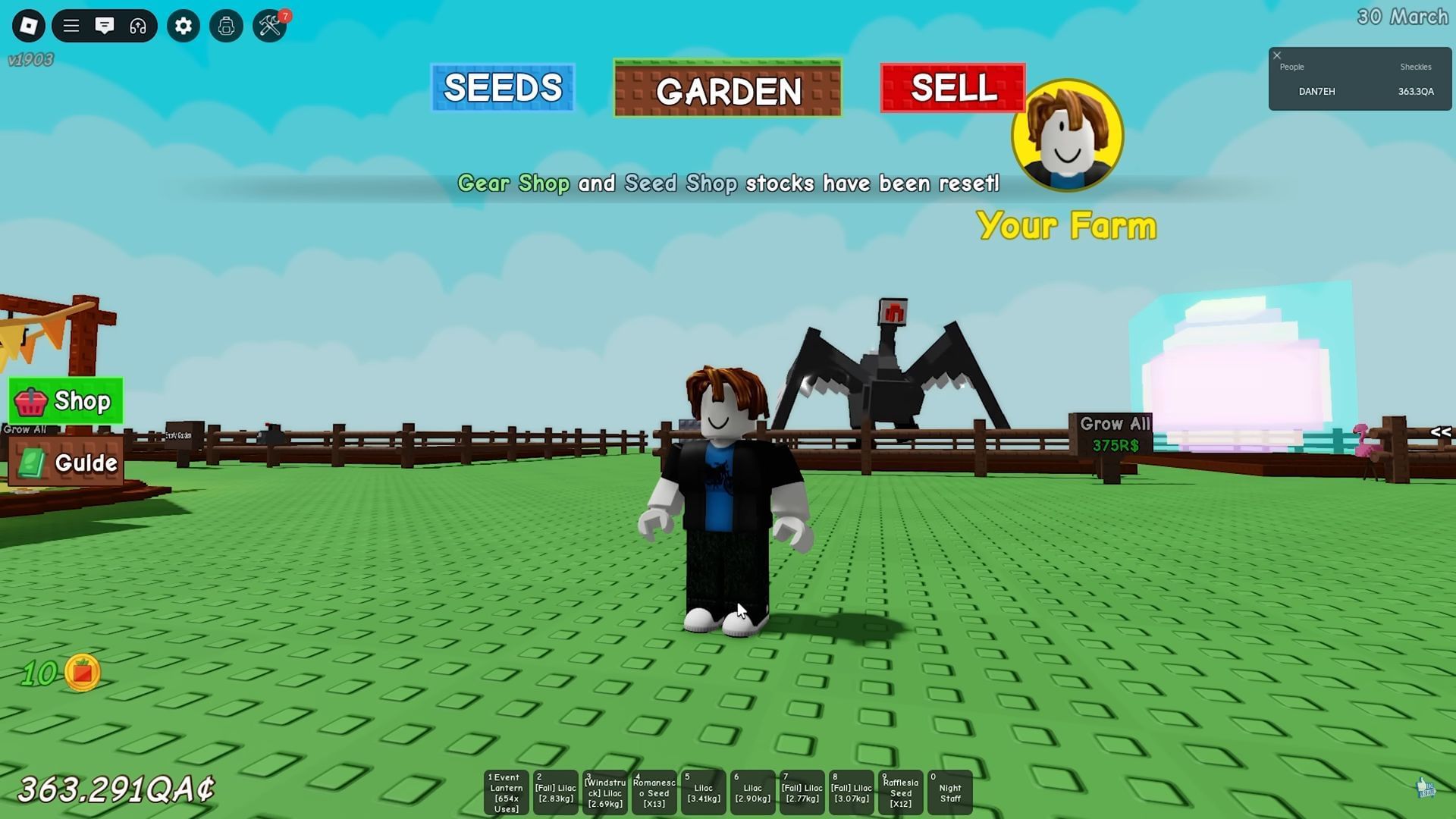 The Black Swan (Image via Roblox / DAN7EH on YouTube)