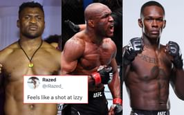 "Bro scared of Dana white, avoided Francis Ngannou," "Feels like a shot at Izzy" - Fans can’t believe Kamaru Usman’s UFC inspired street-fight picks