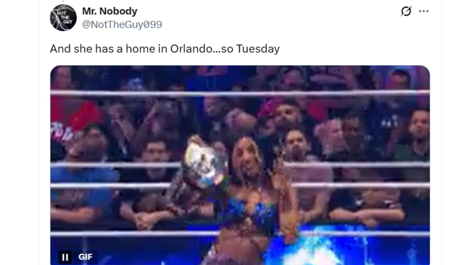 A fan&#039;s reaction to Hikaru Shida&#039;s recent update [Image Credits: X/Twitter]