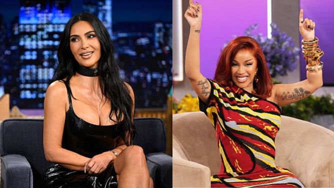Stefon Diggs' gf Cardi B drops 2-word reaction to Kim Kardashian's viral IG video with rapper's latest song "Check Please"