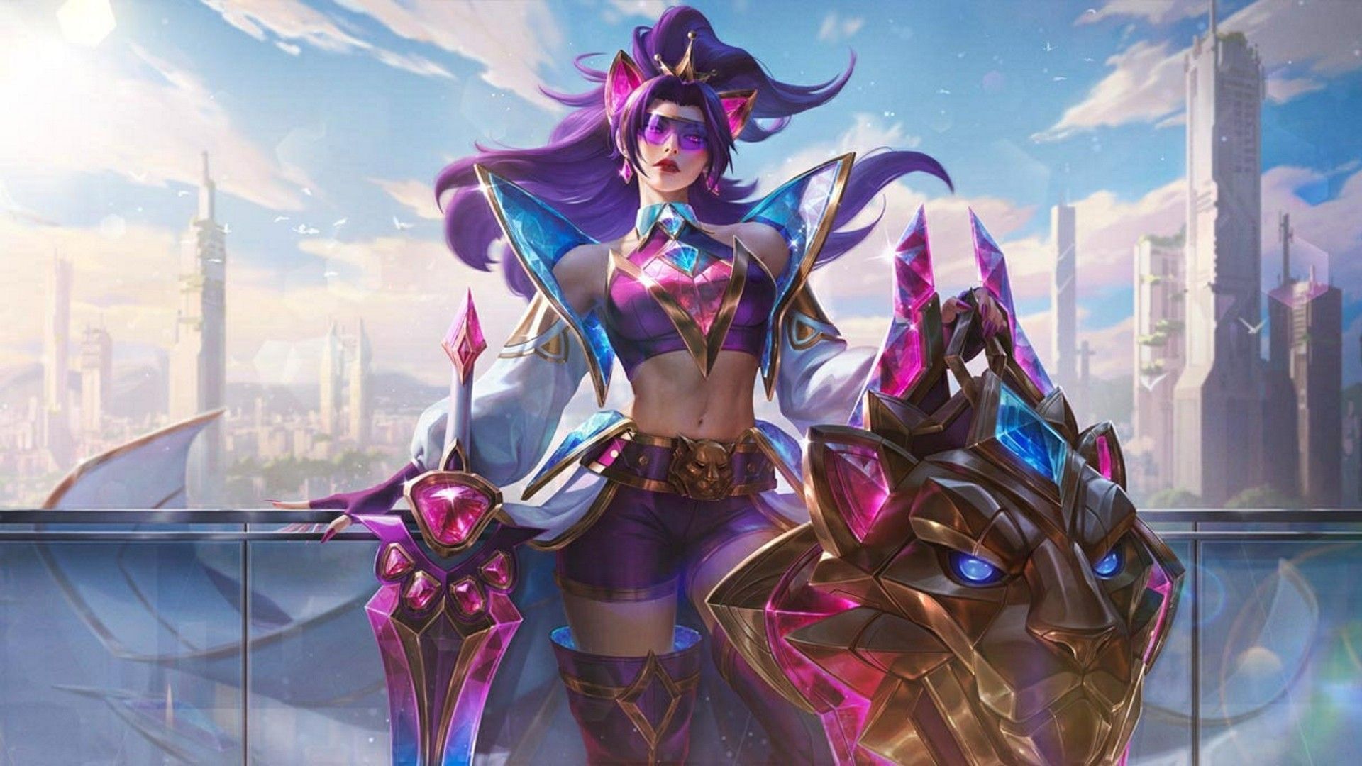 Prestige Battle Lion Leona in League of Legends (Image via Riot Games)