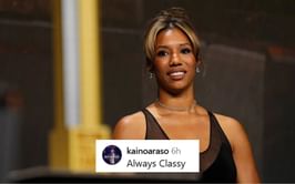 "Stunning, stunning, stunning" - Fans react as UFC ring girl Brookliyn Wren dazzles in a cowl-neck sequin dress in Las Vegas