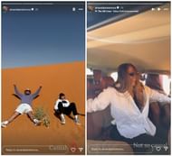 Anisimova Stories from Riyadh; Instagram - @amandaanisimova