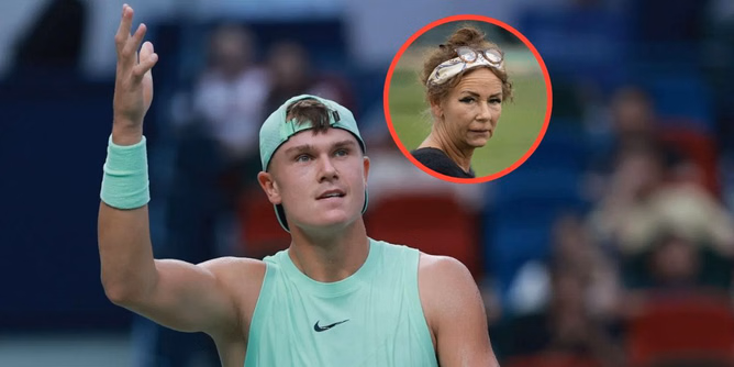 WATCH: Frustrated Holger Rune repeatedly lashes out at mother Aneke during shocking Shanghai Masters loss to World No. 204