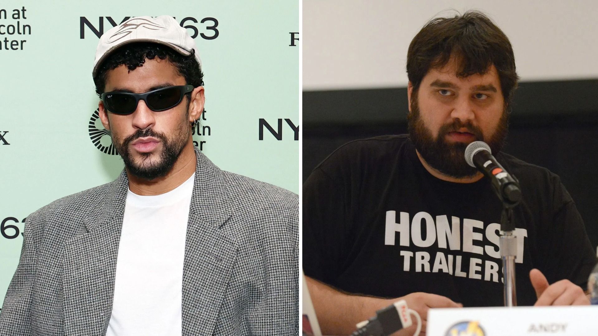 Bad Buny and Andy Signore (Image via Getty)