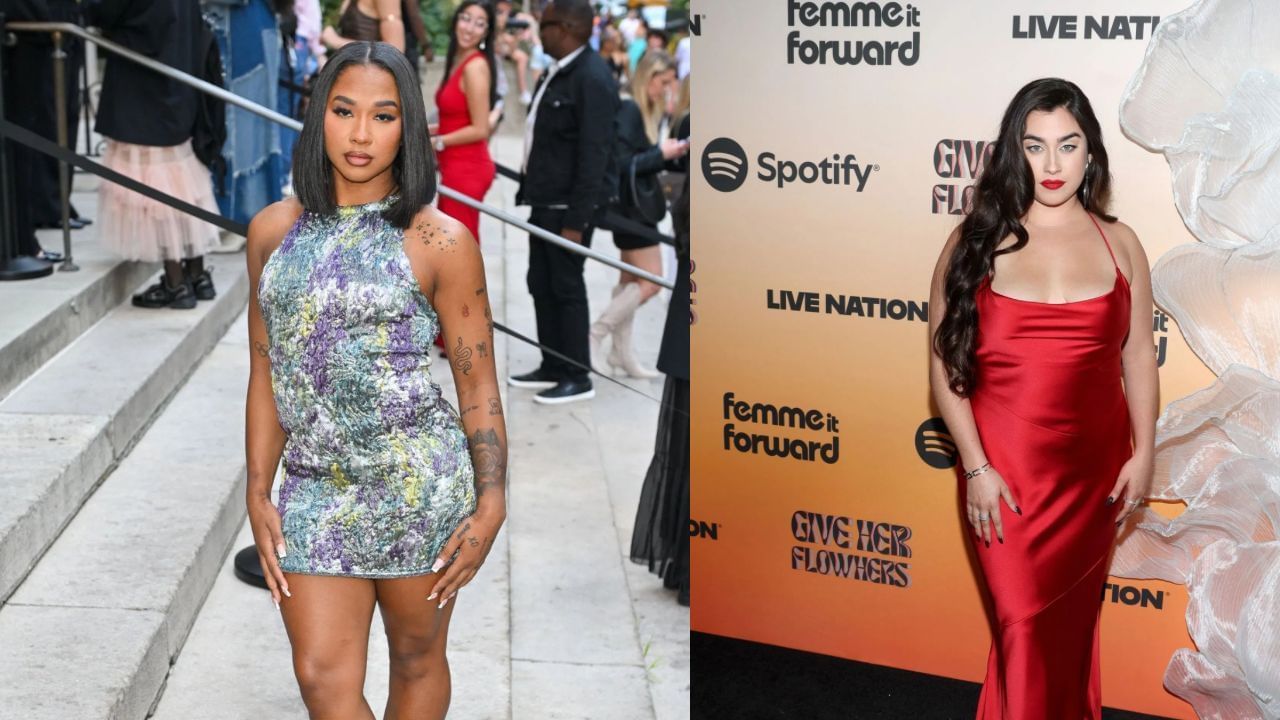 Jordan Chiles and Lauren Jauregui (Image via: Both Getty)