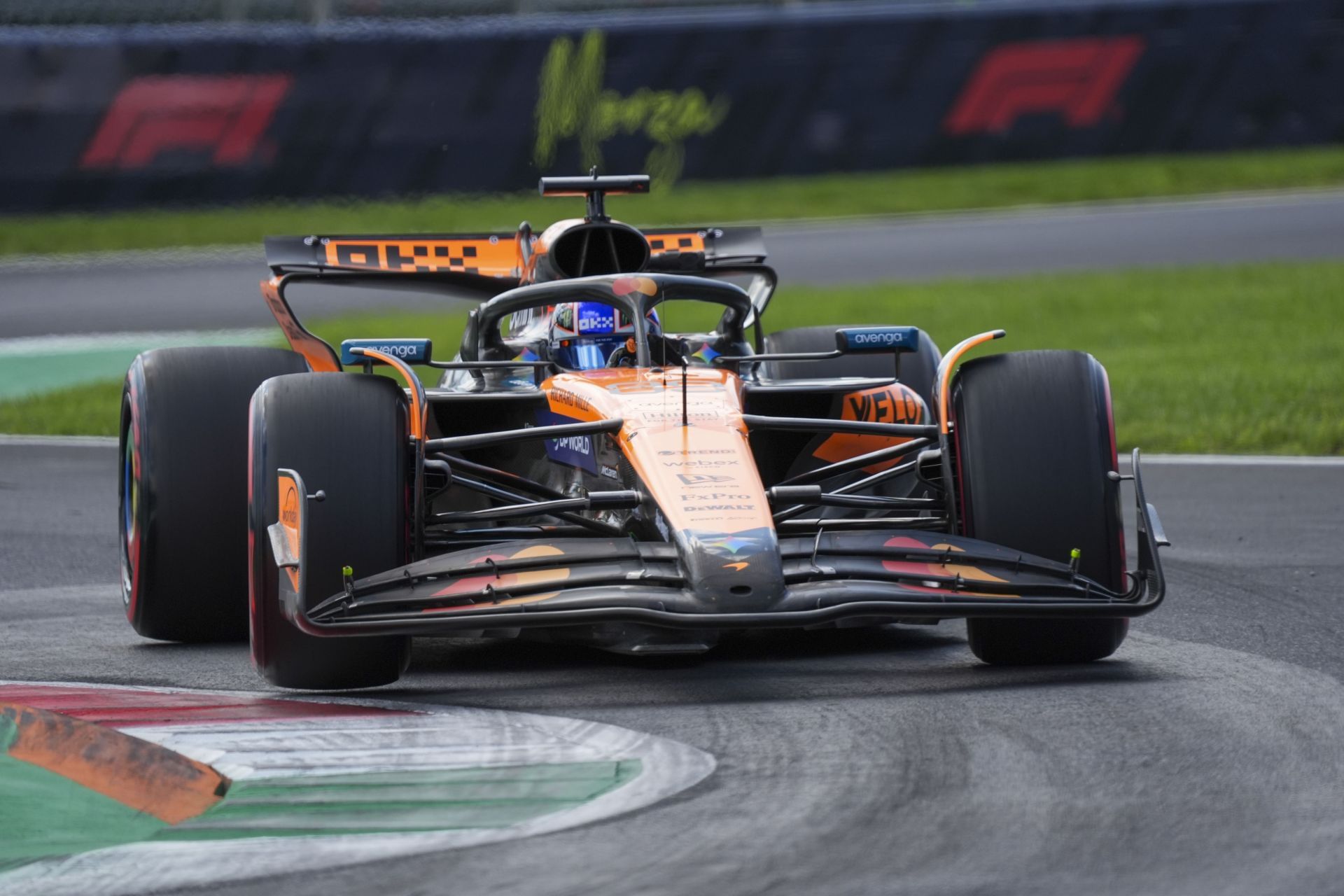 Alex Dunne driving Oscar Piastri&#039;s car at the 2025 F1 Grand Prix of Italy FP1 session - Source: Getty
