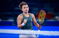 Jasmine Paolini at the Wuhan Open 2025. (Photo: Getty)