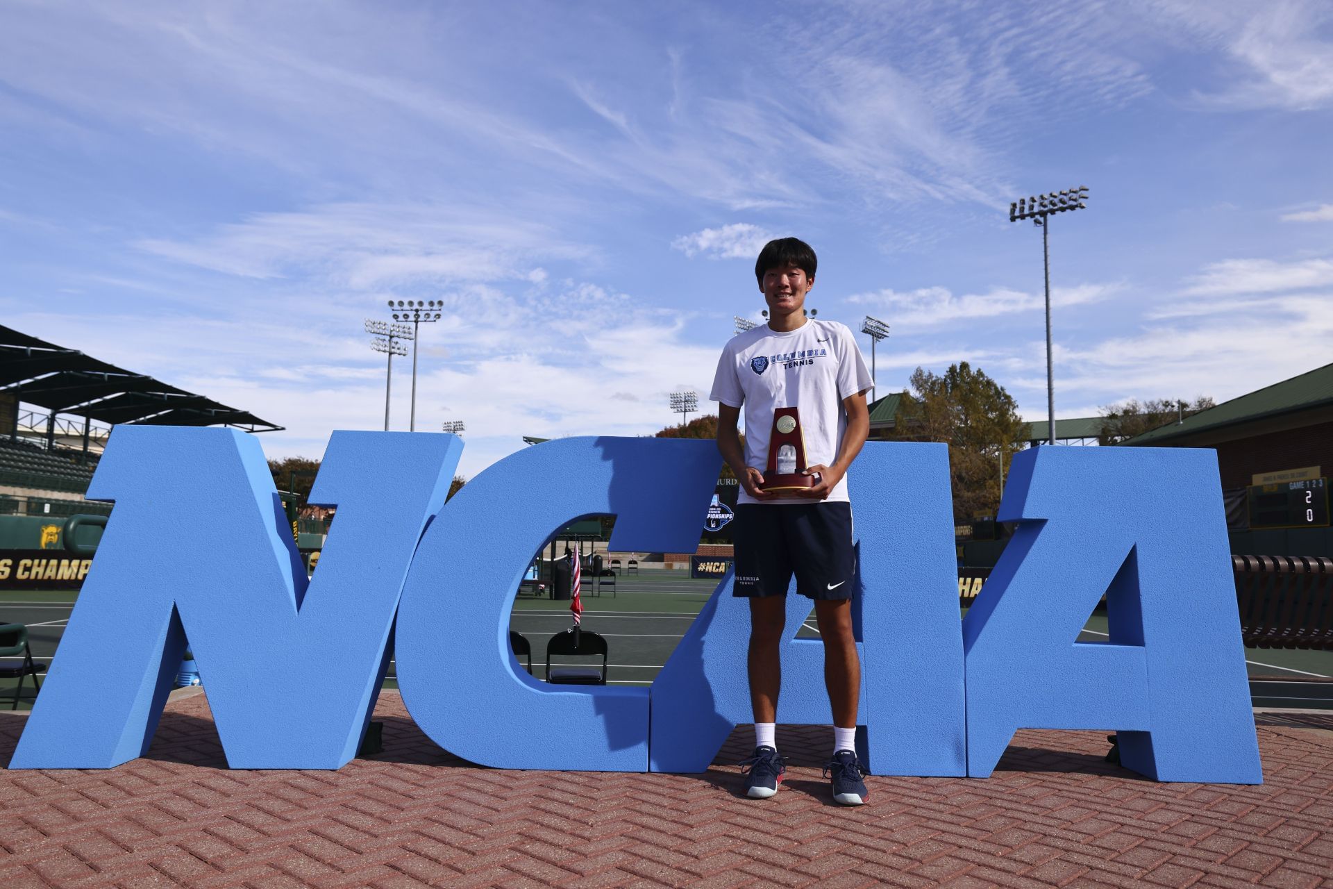 Zheng made Columbia University proud by securing 2024 NCAA DI singles title | Image Source: Getty