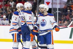 Leon Draisaitl, Zach Hyman & ex-Oiler Connor Brown react to Adam Henrique's 1000th NHL game milestone