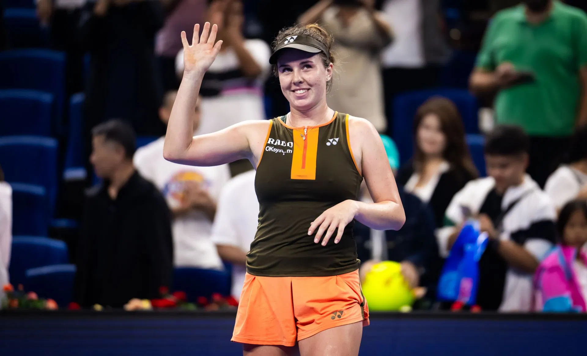 Noskova at the 2025 China Open - Day 13 - Source: Getty