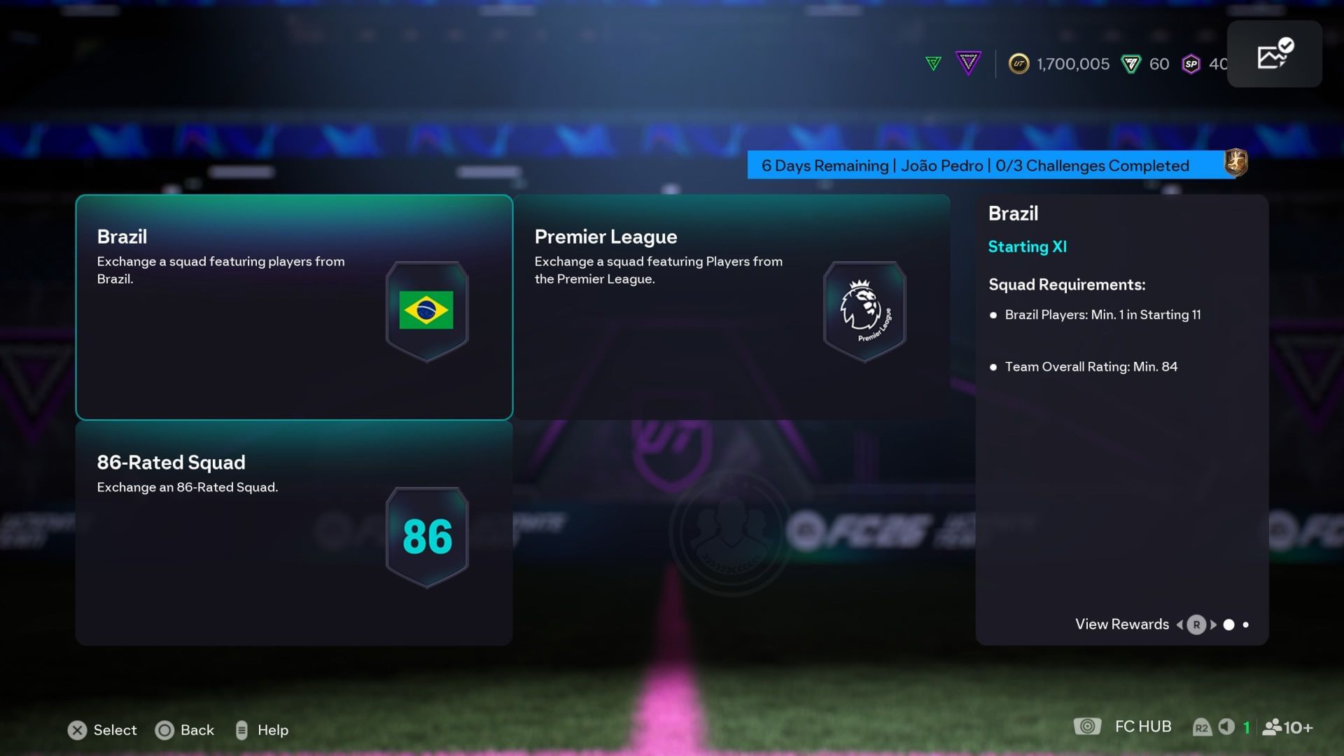 The requirements (Image via EA Sports)