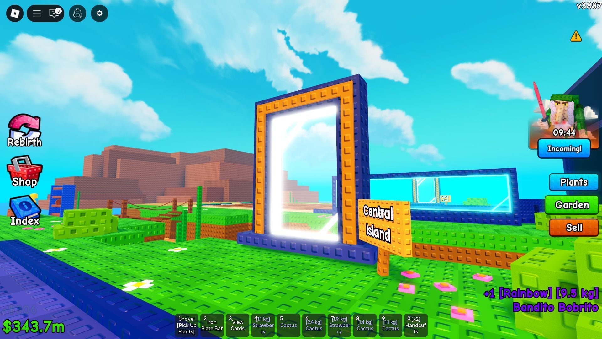 Zamiřte na Central Island a získejte přístup k truhle správce (obrázek přes Roblox)