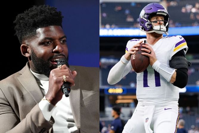 "Tryna sell this game like Terry Rozier" - Emmanuel Acho throws shade at Carson Wentz over costly error as Vikings QB struggles massively vs. Chargers