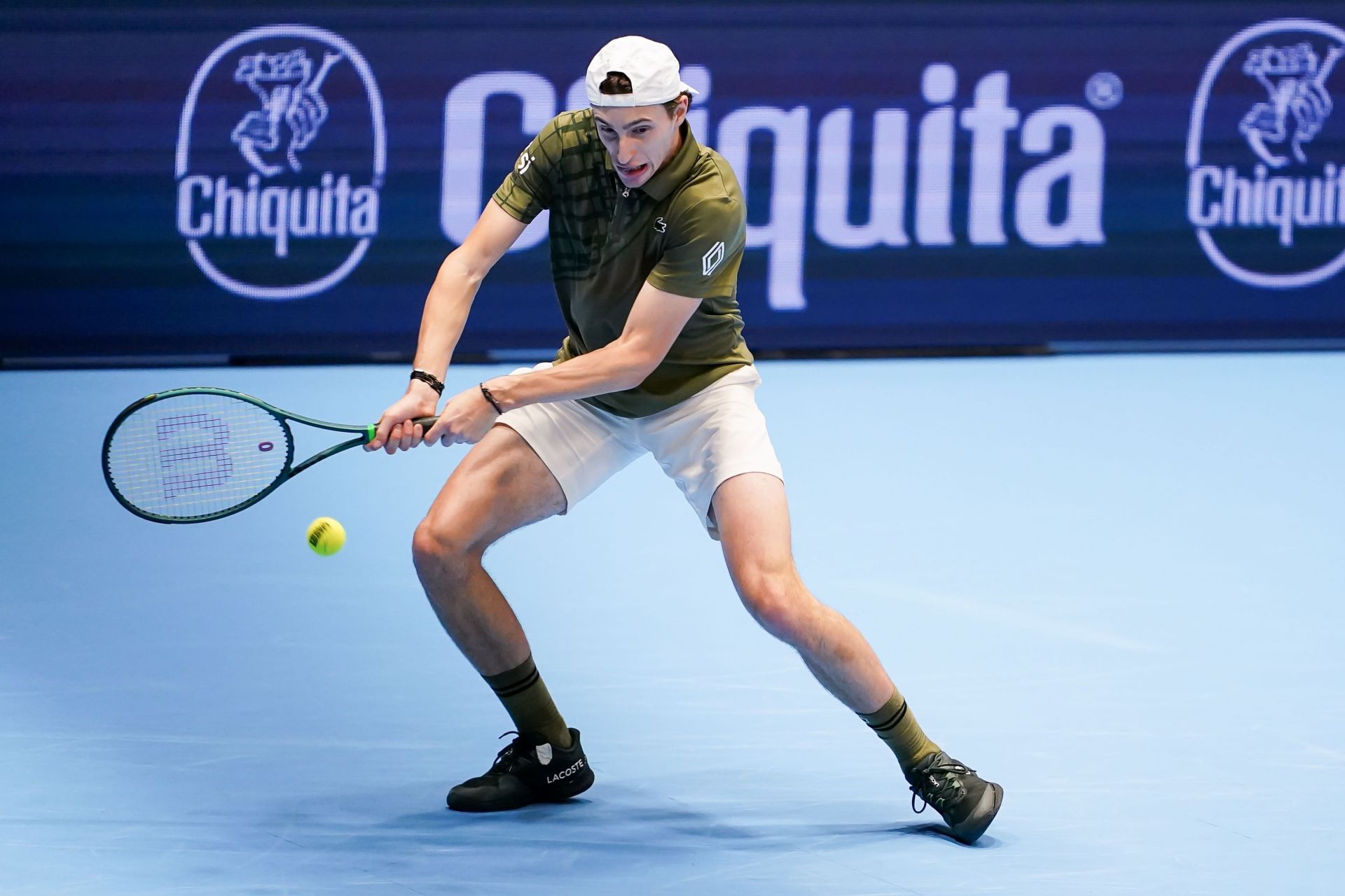 Ugo Humbert at the Swiss Indoors 2025. (Photo: Getty)