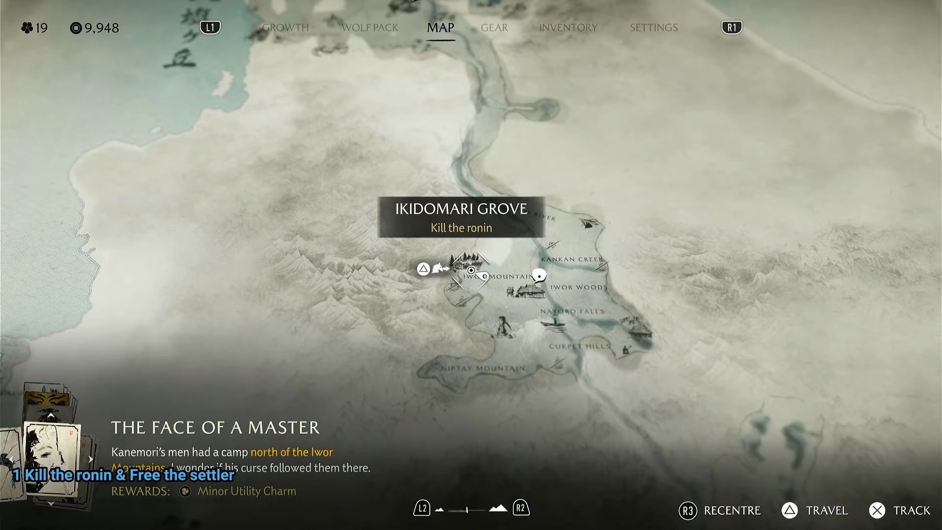 The Face of a Master quest starts here (Image via Sucker Punch || YouTube@/ ZaFrostPet)