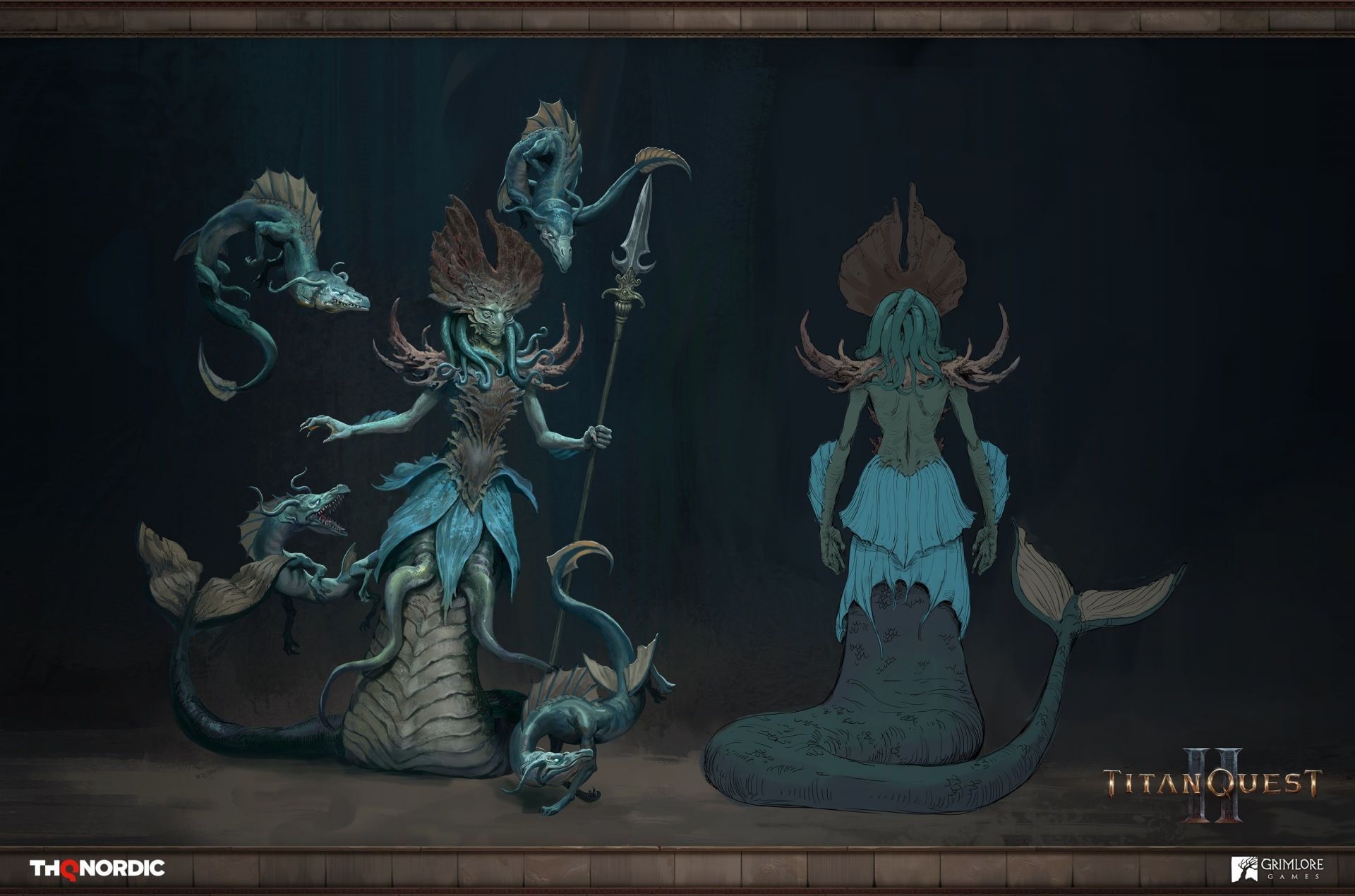 The briny depths are cooking up some scary enemies (Image via THQNordic)