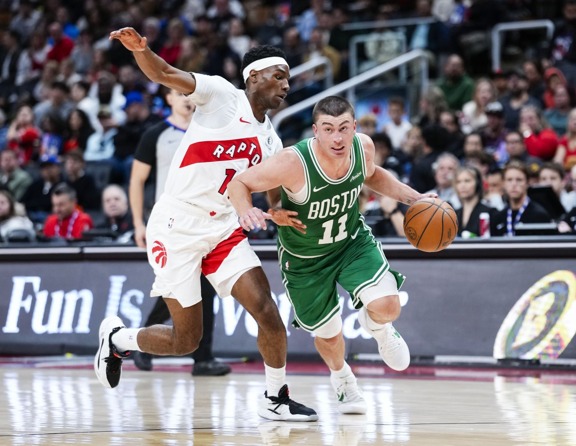 Boston Celtics vs Toronto Raptors Preseason Game Predicted Starting Lineups and Depth Charts | Oct. 15 2025 (Source: Getty Images)