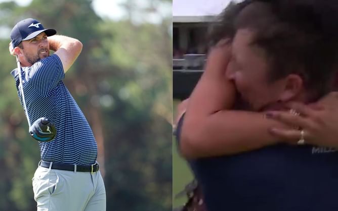 WATCH: Steven Fisk’s heartfelt moment with wife after Sanderson Farms Championship triumph