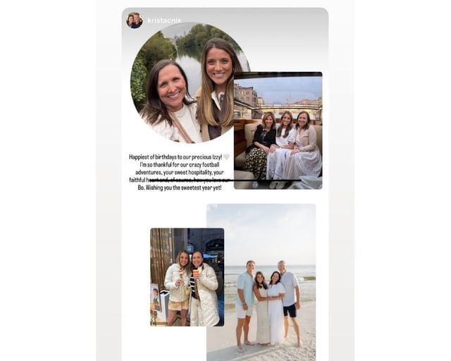 Bo Nix&rsquo;s wife Izzy Nix gets sweet shoutout from MIL on her special day: &ldquo;Thankful for our crazy football adventures&rdquo; [IG/@izzysmokenix]