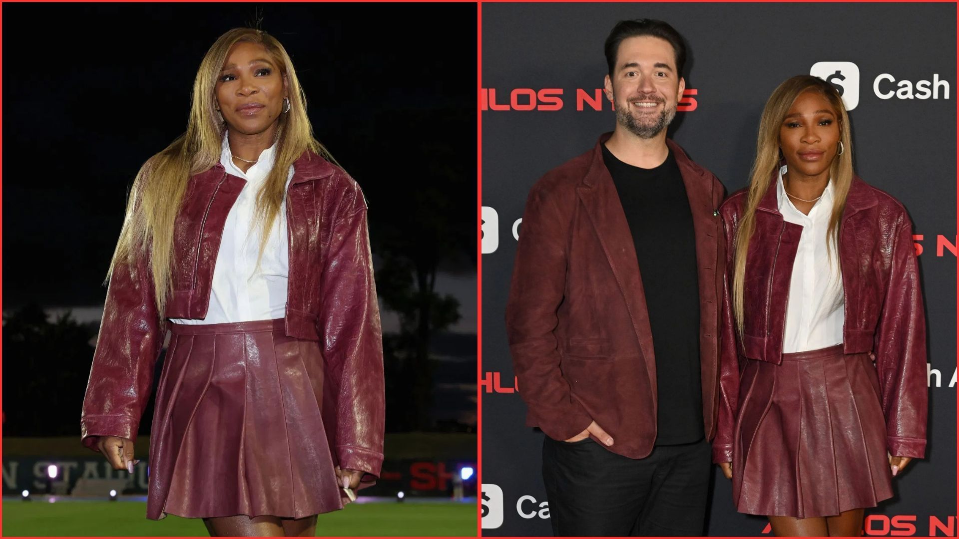 Serena Williams and Alexis Ohanian (Images via GETTY)