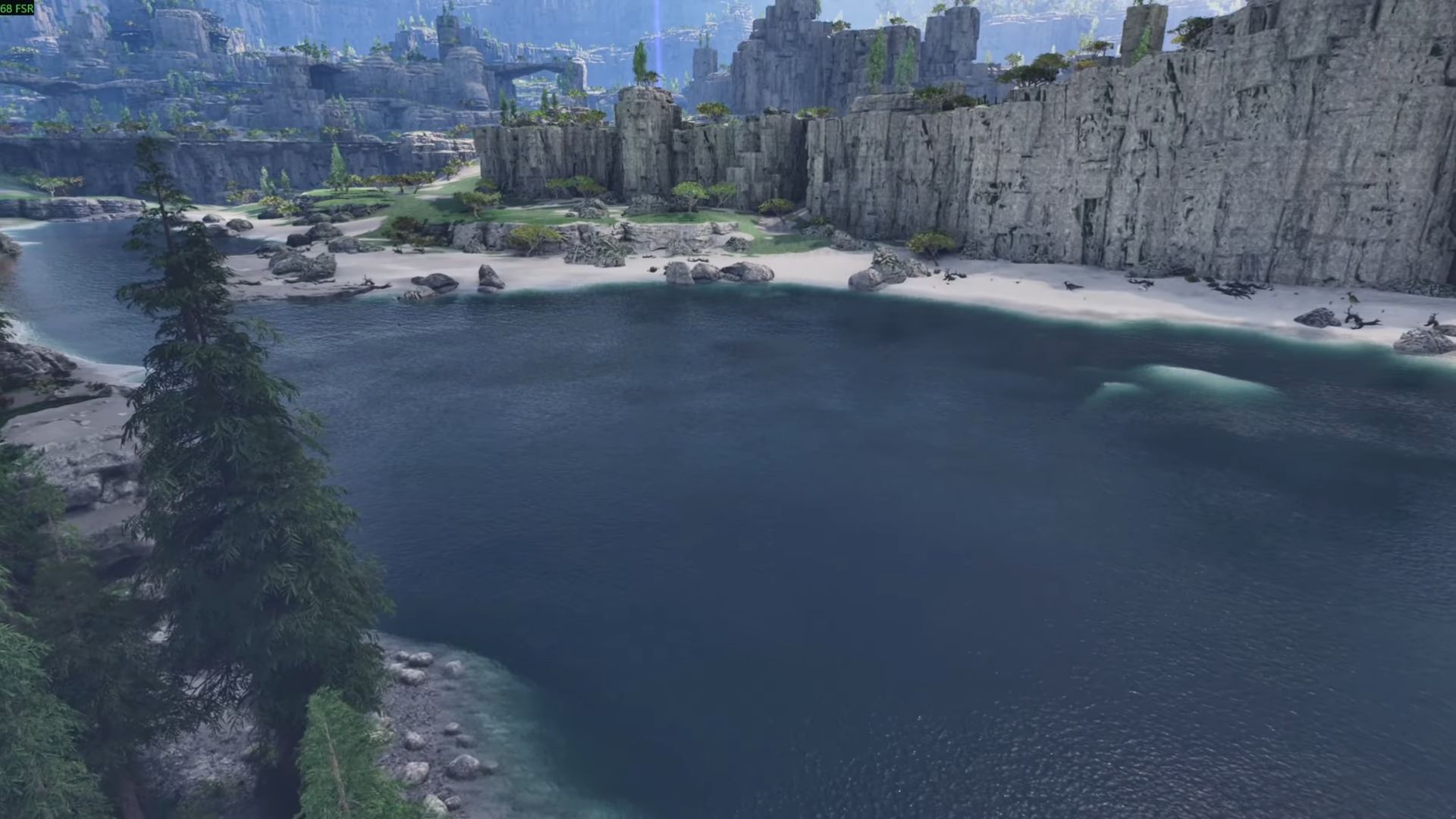 Lake Whitecliff (62.9, 73.4) (Image via Studio Wildcard | YouTube/crabbytron)
