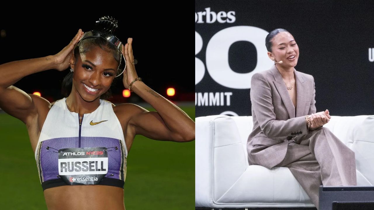 Masai Russell and Suni Lee (Image via: Both Getty)