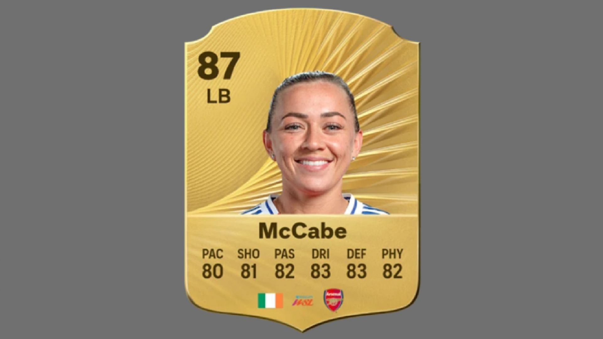 Katie McCabe EA FC 26 card (Image via EA Sports)