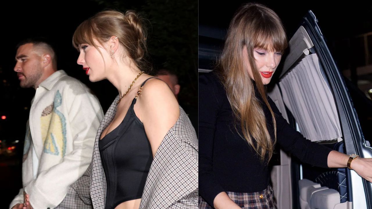 Travis Kelce and Taylor Swift sneak into 