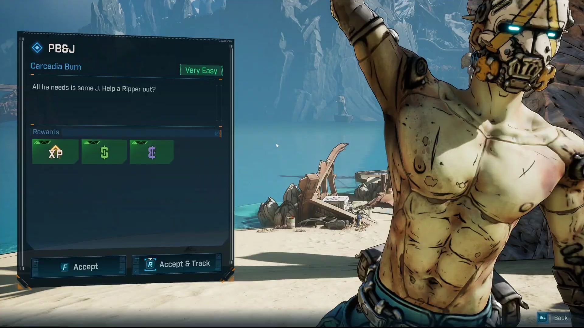 Guide for PB&amp;J side quest in Borderlands 4 (Image via Youtube/@WoWQuest)