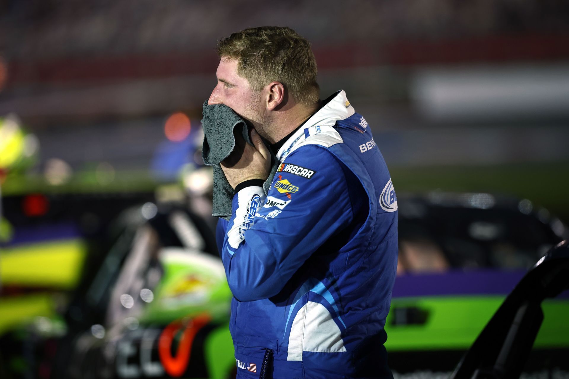 Austin Hill after the NASCAR Xfinity Series Blue Cross NC 250 at Charlotte. Source: Getty