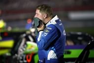 Austin Hill after the NASCAR Xfinity Series Blue Cross NC 250 at Charlotte. Source: Getty