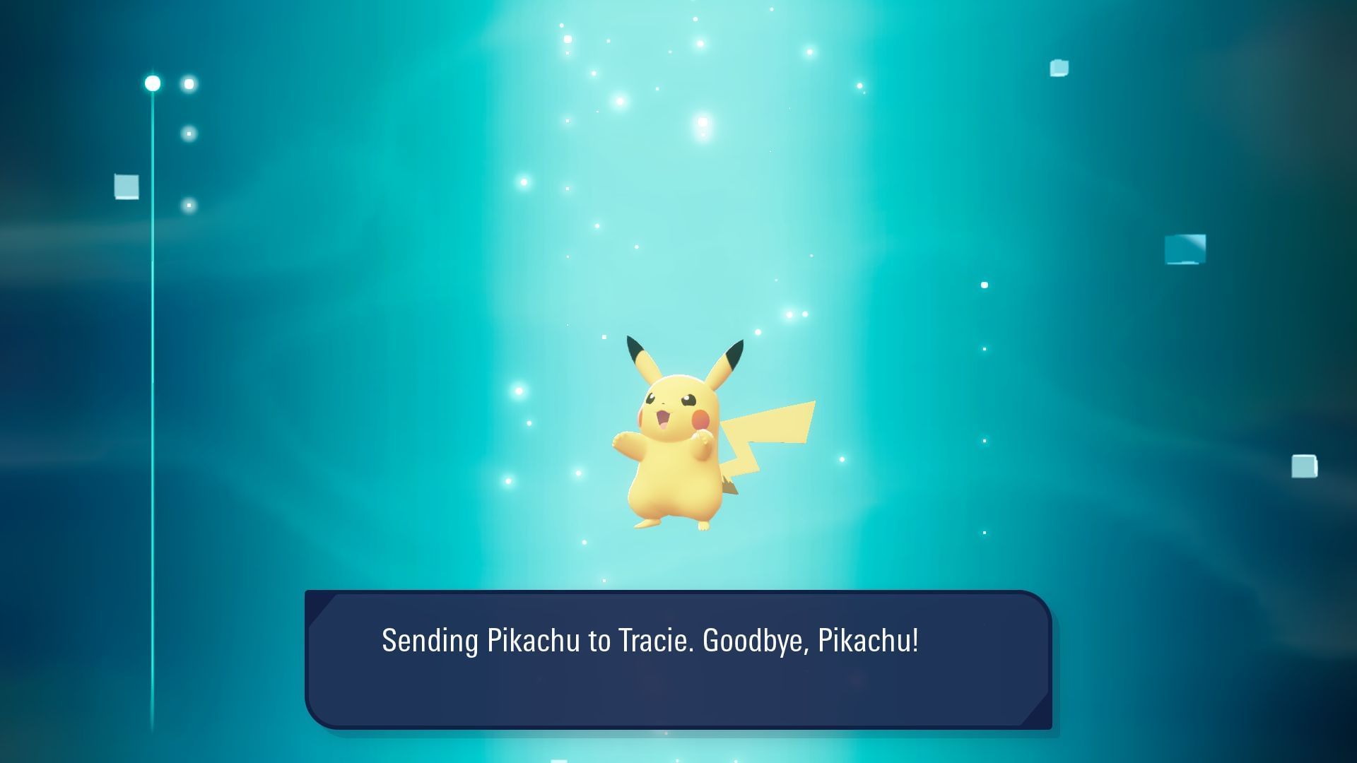 You can trade Pokemons from NPCs in some Side Missions (Image via The Pokemon Company)