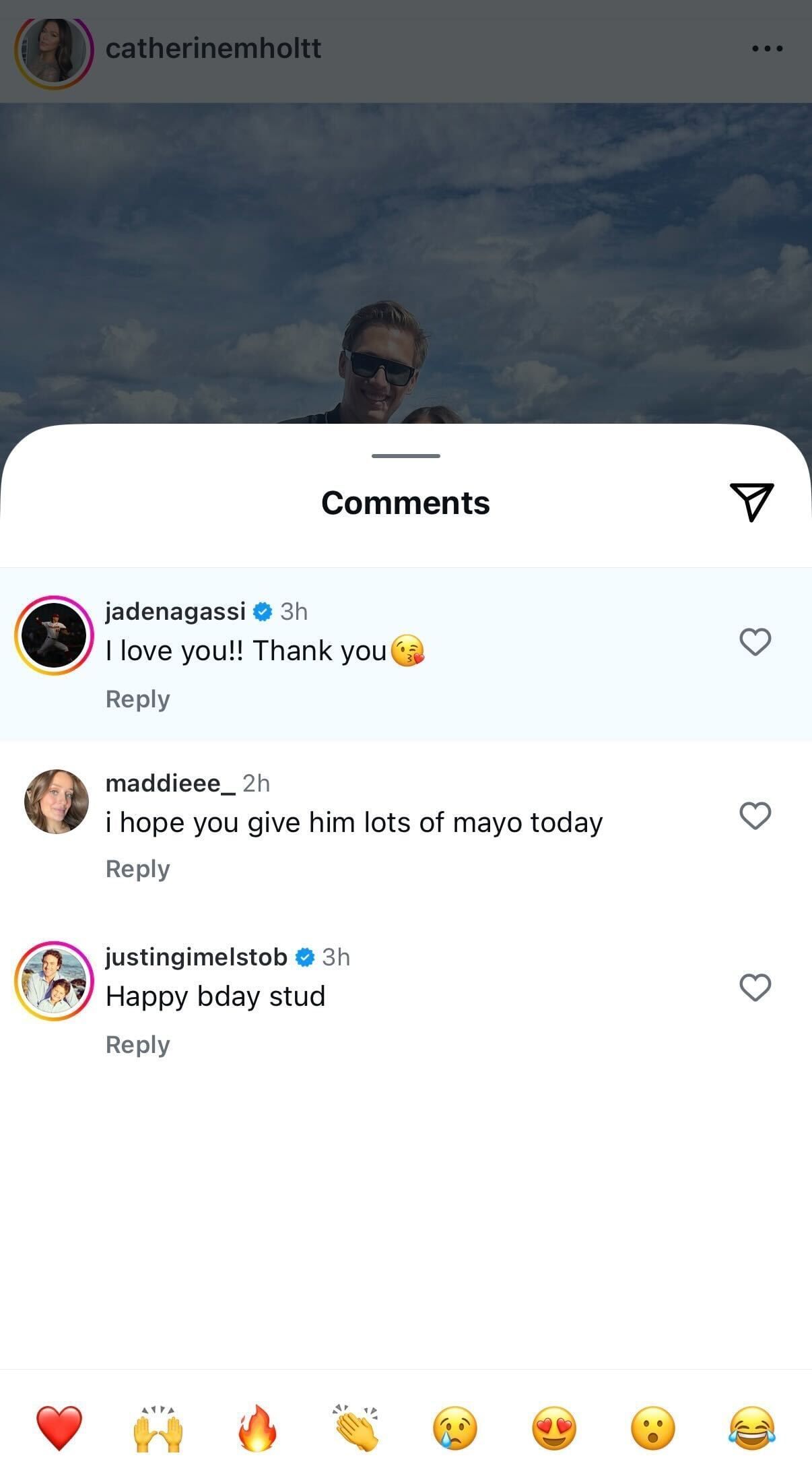 Comments section