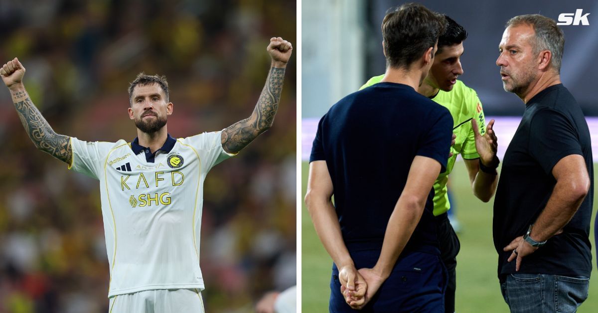 Cristiano Ronaldo and former Barcelona star Inigo Martinez