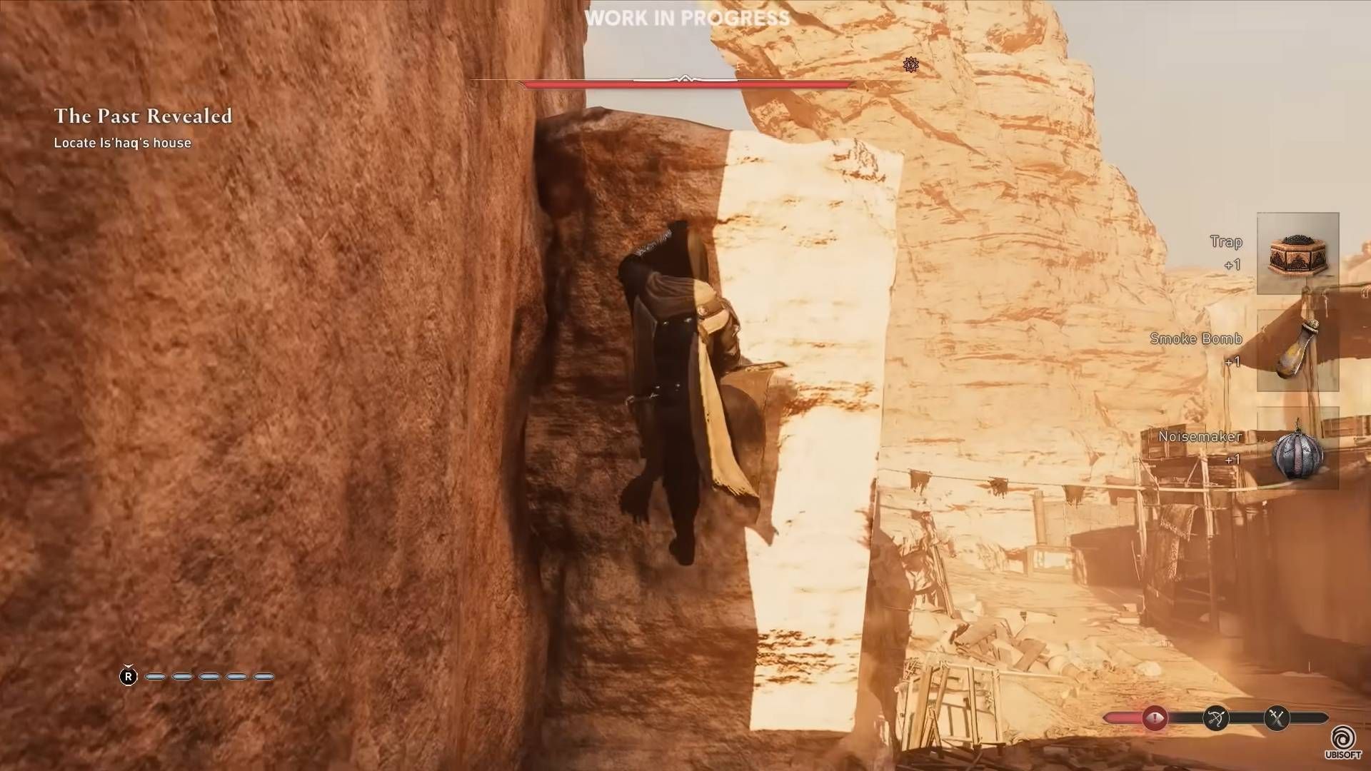 Assassin&#039;s Creed Valley of Memory DLC gameplay showcasing free eject mechanics (Image via Ubisoft)