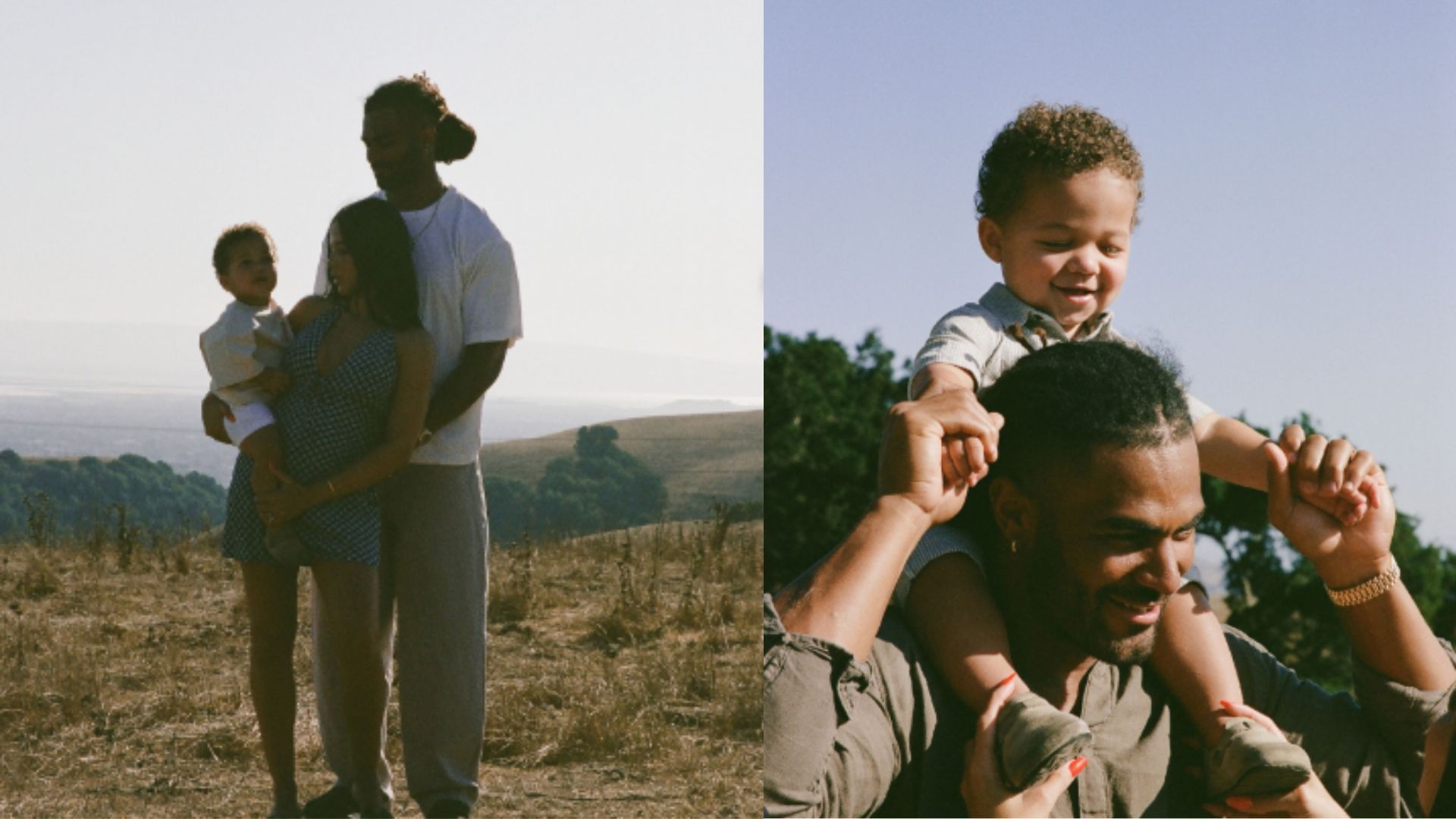 Fred and Sydney Warner along with their son Beau. (Photos via Sydney Warner&#039;s Instagram)